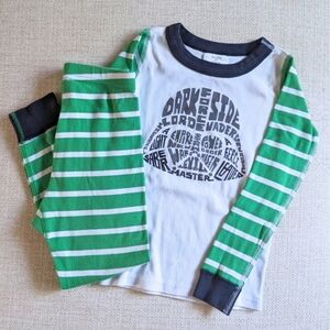 Hanna Andersson Star Wars Darth Vader Pajamas Set Shirt Bottoms Long Johns 110/5